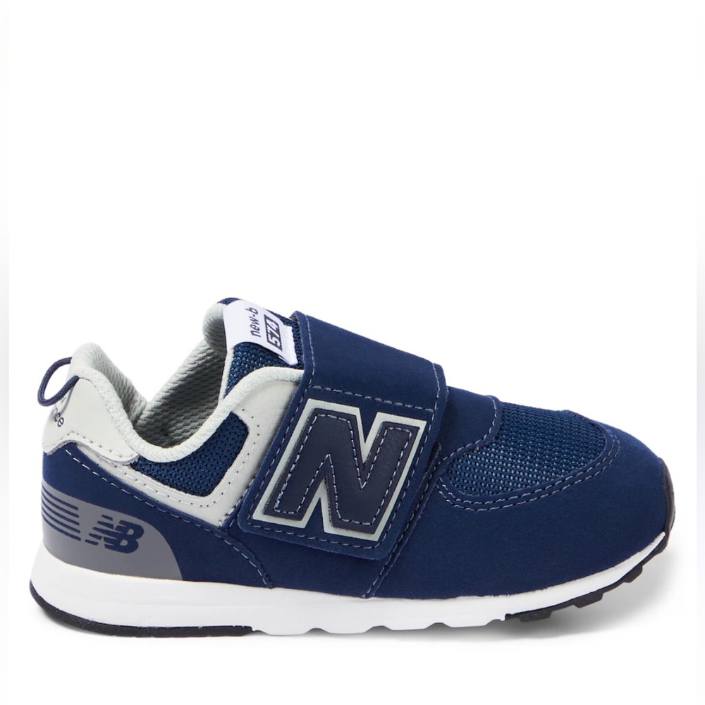 7Toddler WIDE New-B Navy Blue and White Sneakers, New Balance, New w/out BOX - Picture 2 of 4